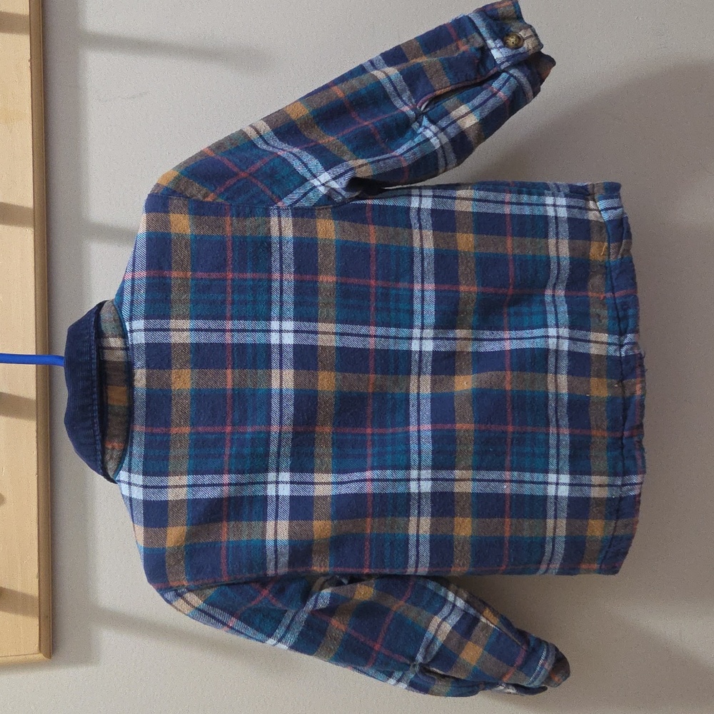 Plaid Button-Up Jacket - Picture 3 of 3